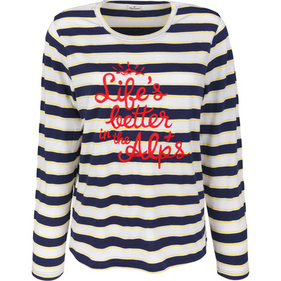 Alprausch Femme Longsleeves Babettli Longsleeve Bleu