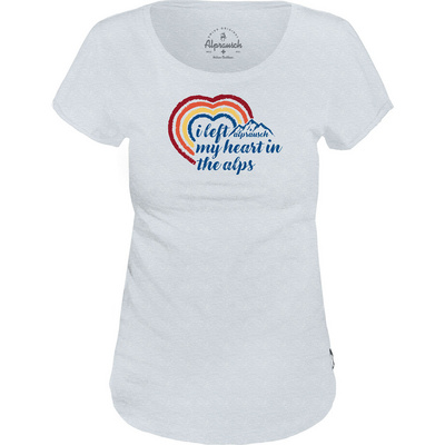 Alprausch Mujer T-Shirts Herzli-Alp T-Shirt Azul