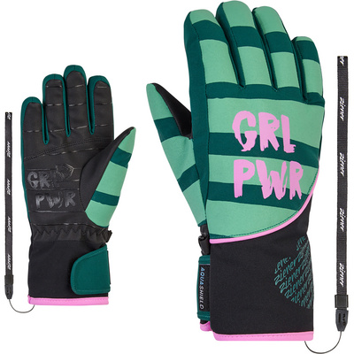Ziener Niños Fingerhandschuhe Liwa Handschuhe Verde
