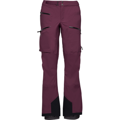 Black Diamond Damen Hardshellhosen Regenhosen Recon Stretch LT Hose Schwarz