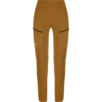 Salewa Damen Tights Leggings Puez Dst Warm Cargo Tights Braun