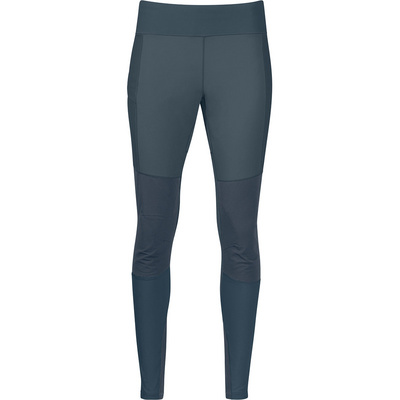 Bergans Damen Tights Leggings Fløyen Outdoor Tights Blau