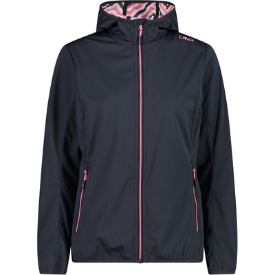 CMP Damen Softshelljacken Hoodie Jacke Mehrfarbig
