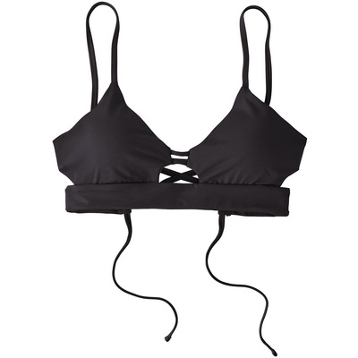 Patagonia Damen Bikinis Point Focal Bikini Oberteil Schwarz