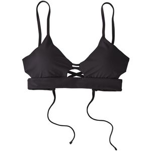 Patagonia Damen Bikinis Point Focal Bikini Oberteil Schwarz