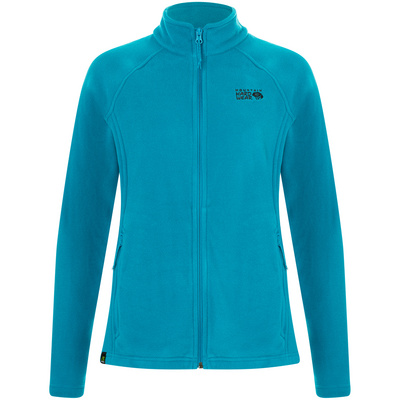 Mountain Hardwear Damen Fleecejacken Polartec Microfleece Jacke Blau
