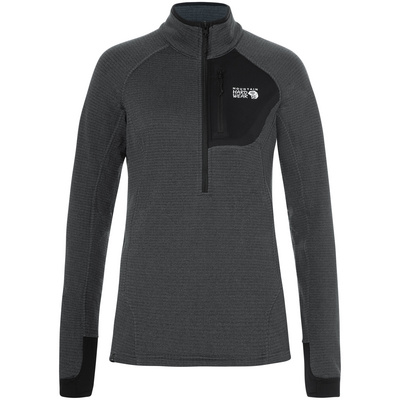 Mountain Hardwear Damen Longsleeves Polartec Power Grid Half Zip Longsleeve Blau