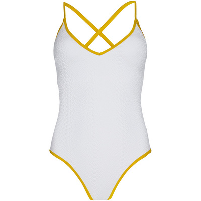 Barts Women Badeanzüge Octavie Plunge Badeanzug White