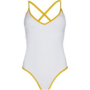 Barts Femme Badeanzüge Octavie Plunge Badeanzug Blanc