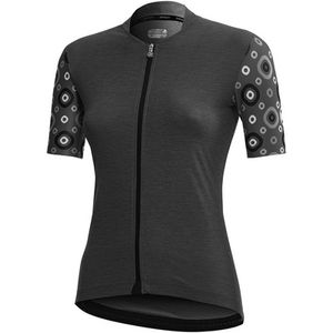 Dotout Women Radtrikots Check Trikot Gray