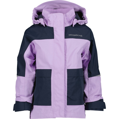 Didriksons Kinder Hardshelljacken Regenjacken Daggkåpa Jacke Violett
