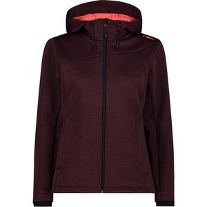 CMP Femme Softshelljacken Sweat à capuche Veste Rouge