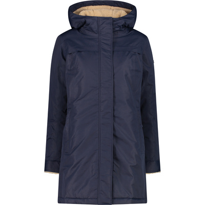 CMP Women Winter Jacket Hoodie Parka Blue