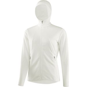 Löffler Women Fleece Jacket Stretchfleece Hoodie Jacket White