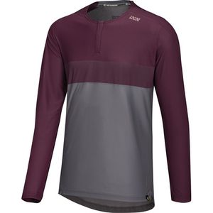 IXS Herren Radtrikots Flow XTG Longsleeve Henley Trikot Mehrfarbig