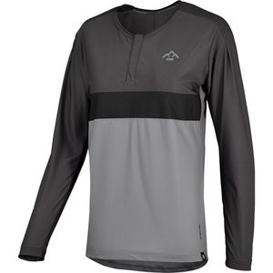 IXS Women Radtrikots Flow XTG Longsleeve Henley Trikot Black