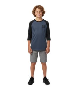 IXS Kinder Radtrikots Carve X Trikot Schwarz