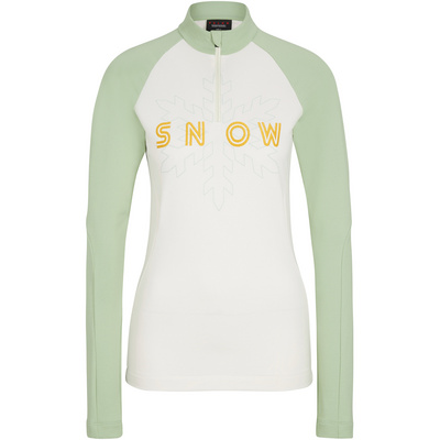 Falke Damen Langarm Unterhemden SK Thermallayer Longsleeve Weiß