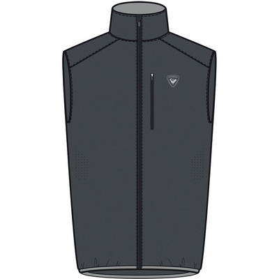 Rossignol Homme Softshellwesten Active Versatile XC Weste Gris