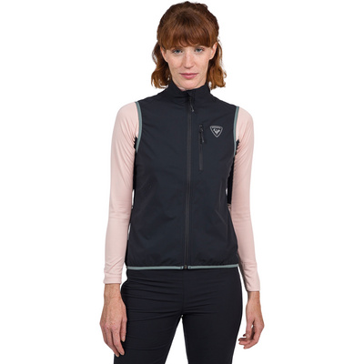 Rossignol Femme Softshellwesten Active Versatile XC Weste Noir