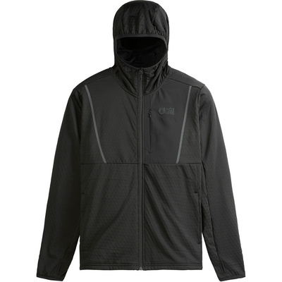 Picture Herren Fleecejacken Bake Grid Fleece Jacke Schwarz