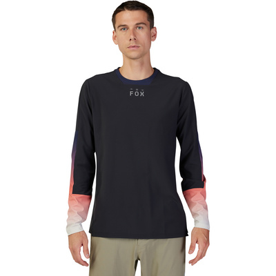 Fox Herren Longsleeves Defend Thermal Lunar Longsleeve Schwarz