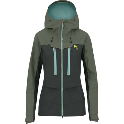 Karpos Damen Hardshelljacken Regenjacken Midi Shell Jacke Beige