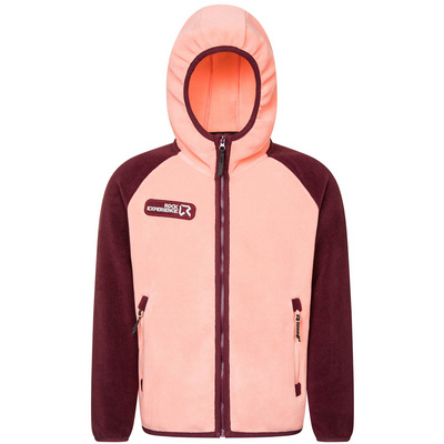 Rock Experience Bambini Giacca in pile Beaver Felpa con cappuccio Giacca Mehrfarbig