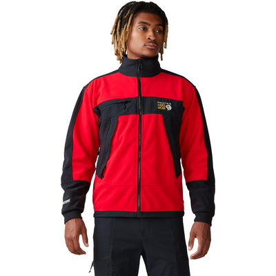 Mountain Hardwear Herren Fleecejacken Windstopper Tech Reissue Jacke Rot