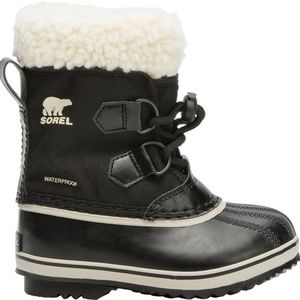 Sorel Niños Winterschuhe Winterstiefel Yoot Pac Nylon Winterstiefel Negro
