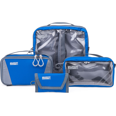 Mindshiftgear Damen oder Herren Fototaschen Fotorucksäcke Gear Pouch M Bundle Zubehörtasche Blau
