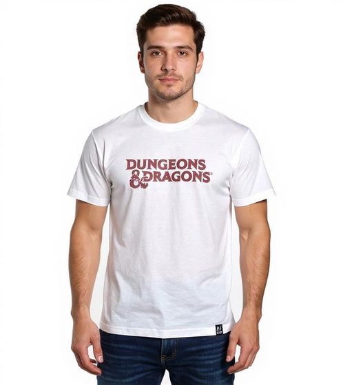 RE:COVERED X DUNGEONS & DRAGONS Herren T-Shirt Mastiff Baumwoll-Shirt Rundhals-Shirt RCHAS171 Beige