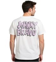 T-shirt da uomo RE:COVERED X Cartoon Network Johnny Bravo girocollo in cotone RCWARN752 Beige chiaro