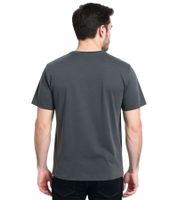 T-shirt da uomo RE:COVERED X NFL con logo dei Las Vegas Raiders, girocollo in cotone RCNFL1317G, grigia