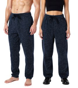 NANGAPARBAT Strickfleece-Hose für Damen oder Herren Jogginghose mit Antipilling und Antistatik Freizeithose mit OEKO-TEX Standard 100 Dunkel-Blau