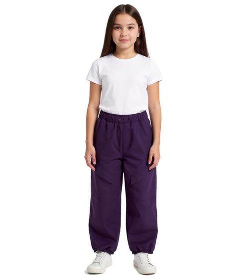 Ski-Hose für Mädchen mit reflektierenden Details Schnee-Hose Regular-Fit Snowboard-Hose 905819 Lila
