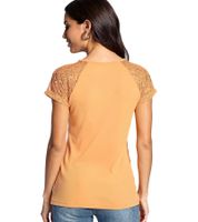 Melrose Women's Shirt, Stylish Summer Shirt with Lace 52186059 Orange