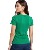 Set di 2 T-shirt da donna AJC, girocollo, cotone, manica corta, 97804453 Blu/Verde