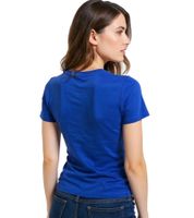 Set di 2 T-shirt da donna AJC, girocollo, cotone, manica corta, 97804453 Blu/Verde