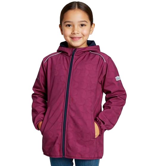 Giacca softshell Scout per bambini, bambina e bambino, giacca da esterno sostenibile 76596863 Rosa bacca
