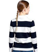 Polo a maniche lunghe per bambine DELMAO 54289803 Blu/Bianco