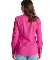Blusa AjC para mujer, de manga larga, ligera, informal, con tapeta de botones, color rosa, 52486612