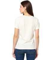 BOYSEN'S Women's T-Shirt, Unique Summer Shirt with Summer Sayings, 65100734 Beige/Pink