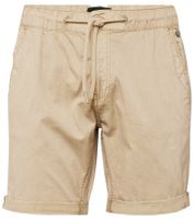 Shorts da uomo BLEND in cotone, bermuda corti con risvolto e vita elasticizzata, 20716624 161104 Beige