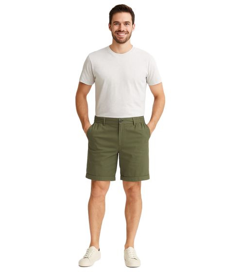 FQ1924 Henry Men's Casual Bermuda Chino Pants Cotton Shorts 21900629 180316 Khaki
