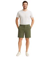 FQ1924 Henry, pantaloni casual da uomo, bermuda chino, pantaloncini in cotone 21900629 180316, color cachi