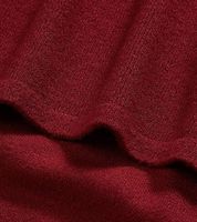 Abito in maglia da donna, miniabito elegante a maniche lunghe 955667 Rosso