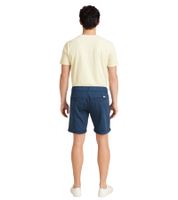 Bermudas BLEND de algodón para hombre con dobladillo y cintura elástica 20716624 194024 Azul