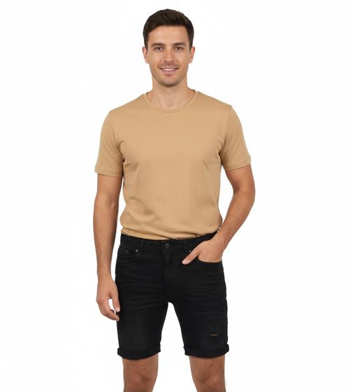 !SOLID Men's Leisure Bermuda Denim Shorts Cotton Shorts 21104062 797002 Black