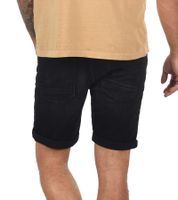 !SOLID Bermuda da uomo per il tempo libero, in denim, in cotone, 21104062 797002, nero